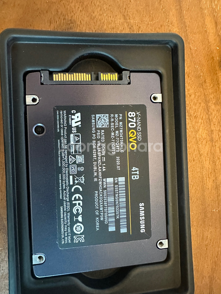 삼성 SSD 870 qvo 4TB--0