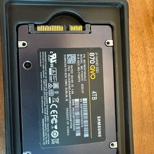 삼성 SSD 870 qvo 4TB