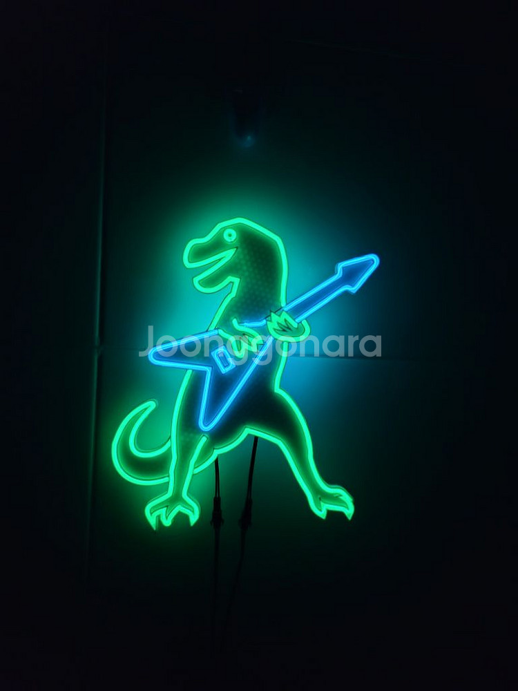 네온사인 티라노 공룡 기타 led 조명--1