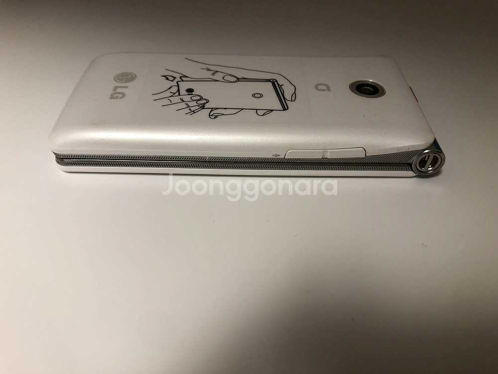 LG 와인샤베트(KH8400) 폴더폰 깔끔 기기 판매--6