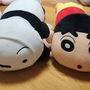 짱구, 흰둥이 중대형 바디필로우 새것 판매합니다