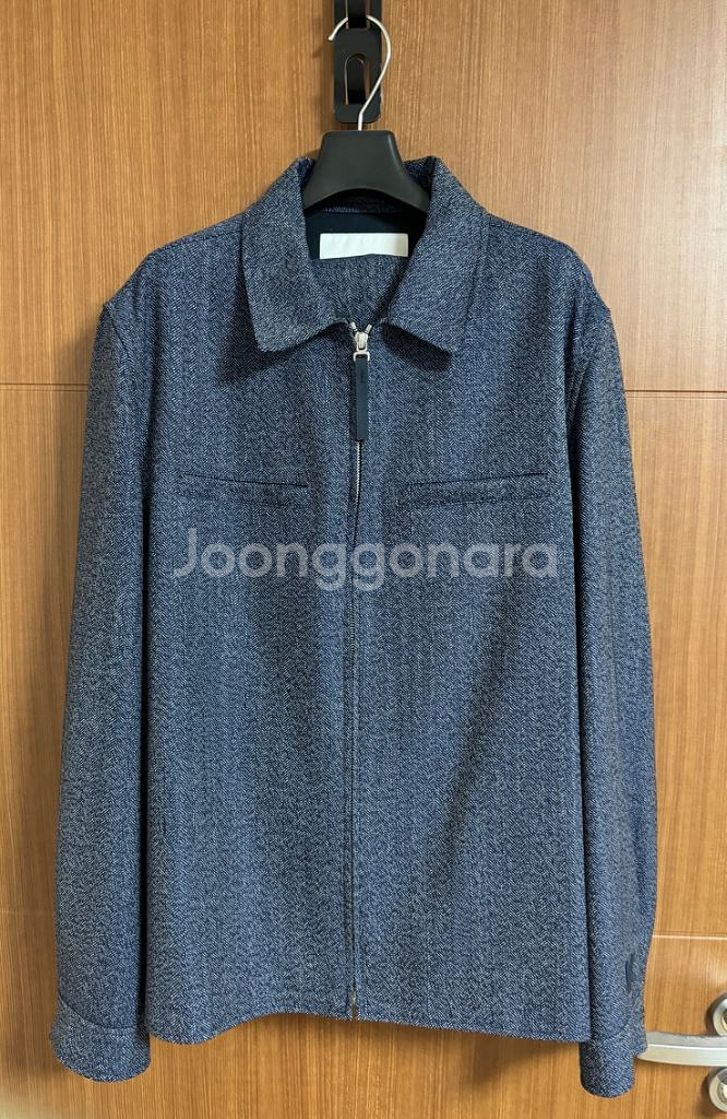 kenzo 겐조 울 블루종 미드나잇 블루 셋업 자켓--1