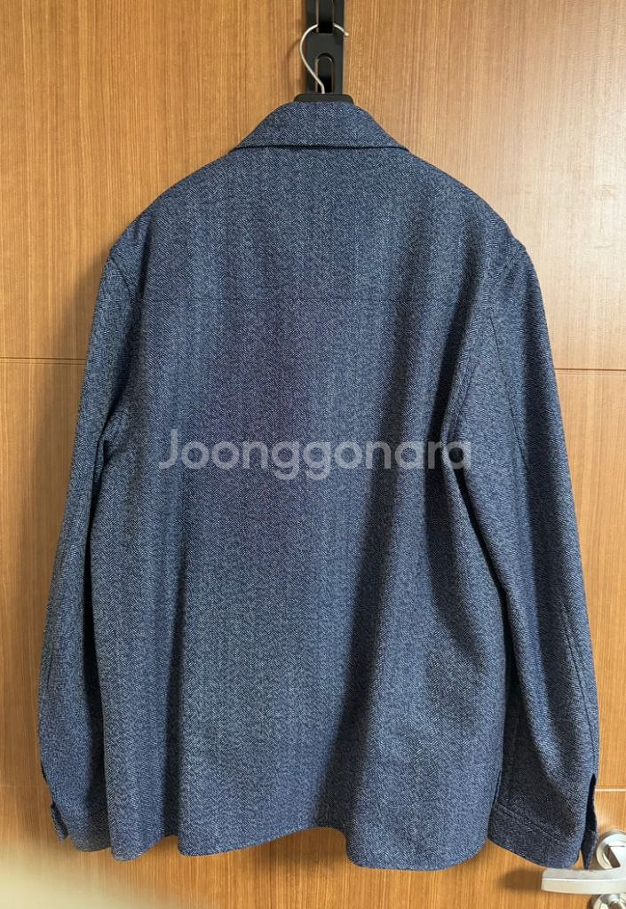 kenzo 겐조 울 블루종 미드나잇 블루 셋업 자켓--3