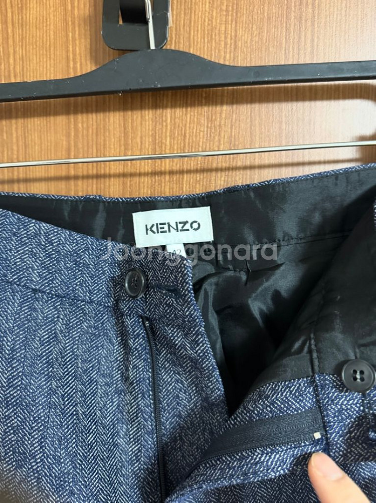 kenzo 겐조 울 블루종 미드나잇 블루 셋업 자켓--7