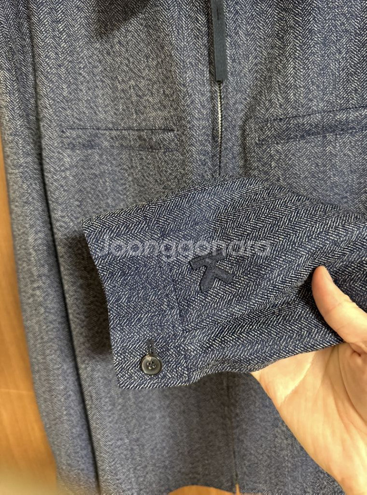 kenzo 겐조 울 블루종 미드나잇 블루 셋업 자켓--5