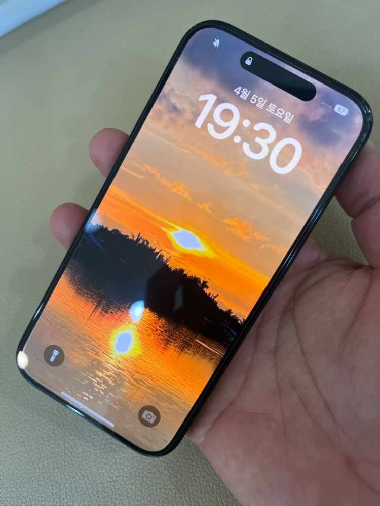 아이폰15프로 256 블루 풀박 이미지