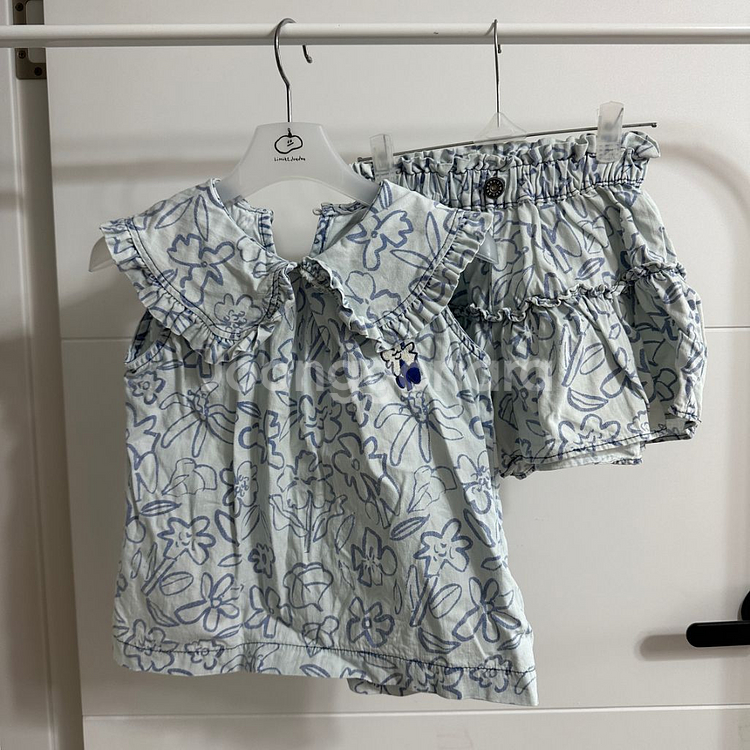 리미떼두두 여름 데님 상하복 M--1