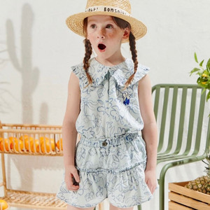 리미떼두두 여름 데님 상하복 M