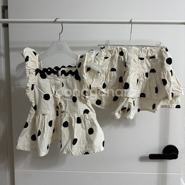 리미떼두두 여름 도트 상하복 M--1
