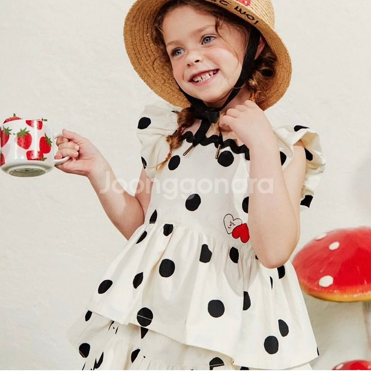 리미떼두두 여름 도트 상하복 M--0