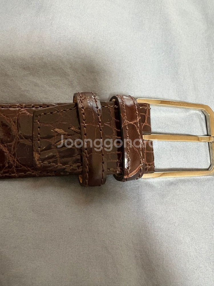 콜롬보 악어가죽 벨트 95--1