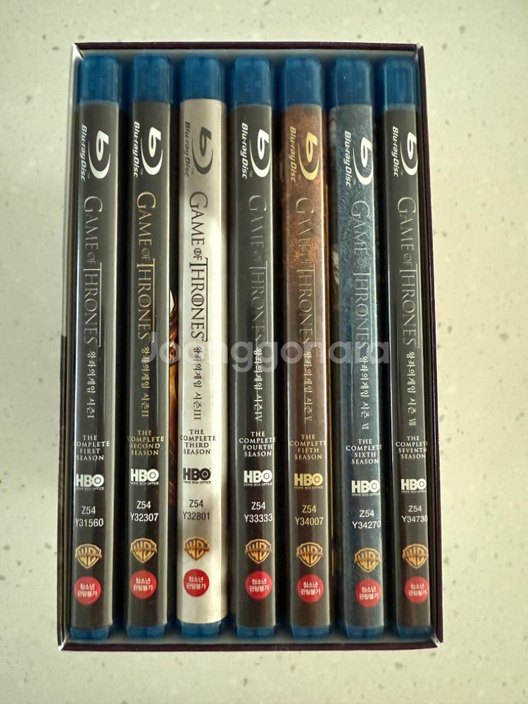 왕좌의게임 블루레이 dvd 시즌1-7--0