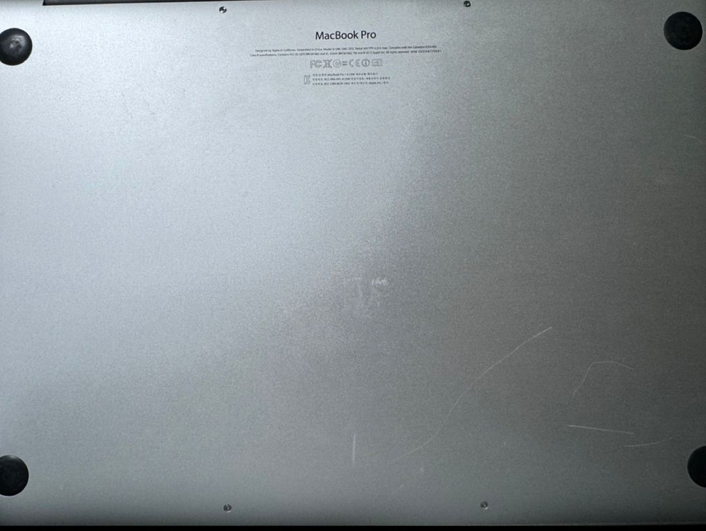 맥북2012프로 i7 8GB 15인치--3