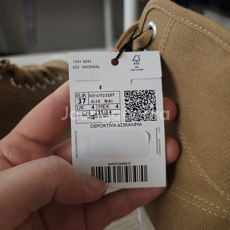 [새상품] 하이탑 스니커즈 망고 MANGO 235--4