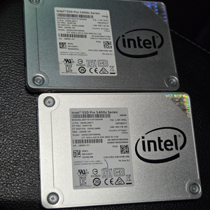 인텔 SSD 프로 5400S 256GB 2개 일괄.