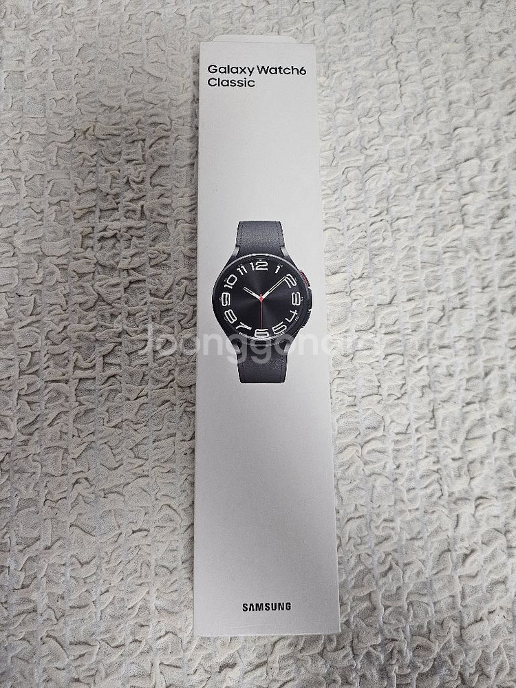 미개봉) 갤럭시워치6 클래식 43mm 블랙--0