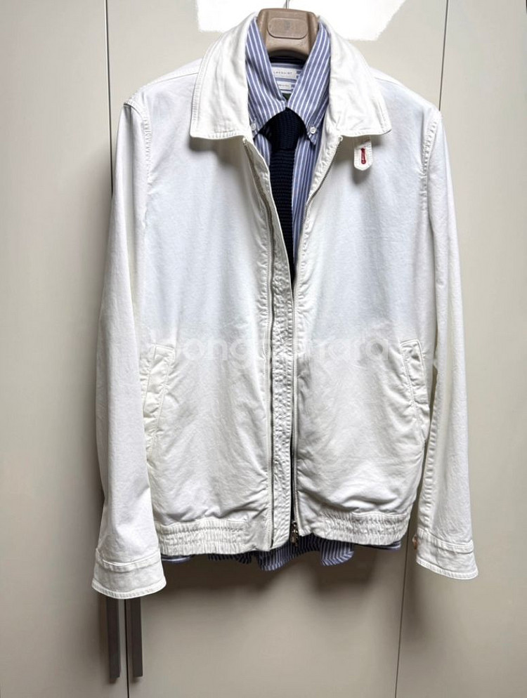 브루넬로 쿠치넬리 바시티 집업 봄버 재킷--2