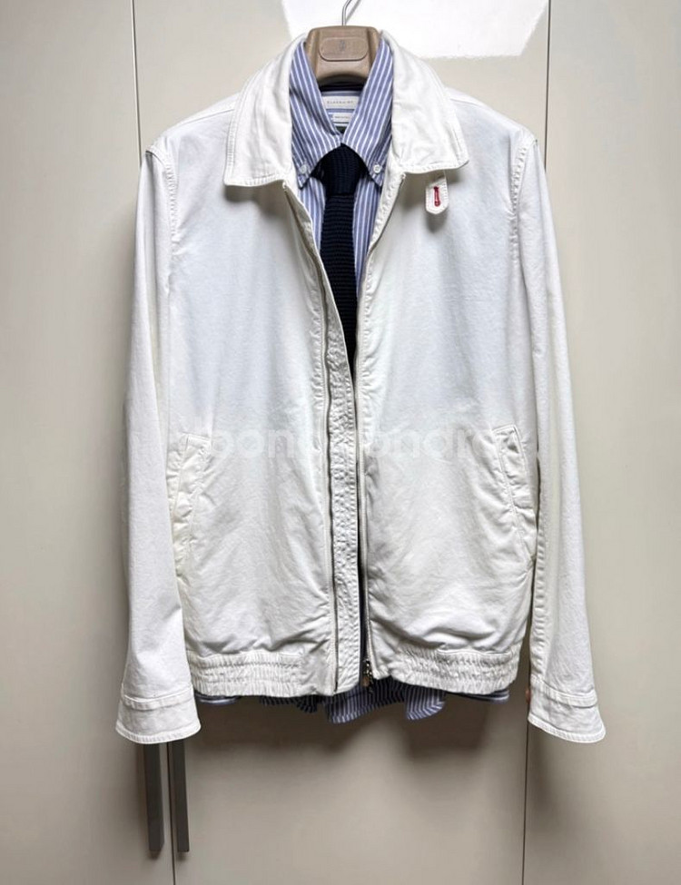 브루넬로 쿠치넬리 바시티 집업 봄버 재킷--0