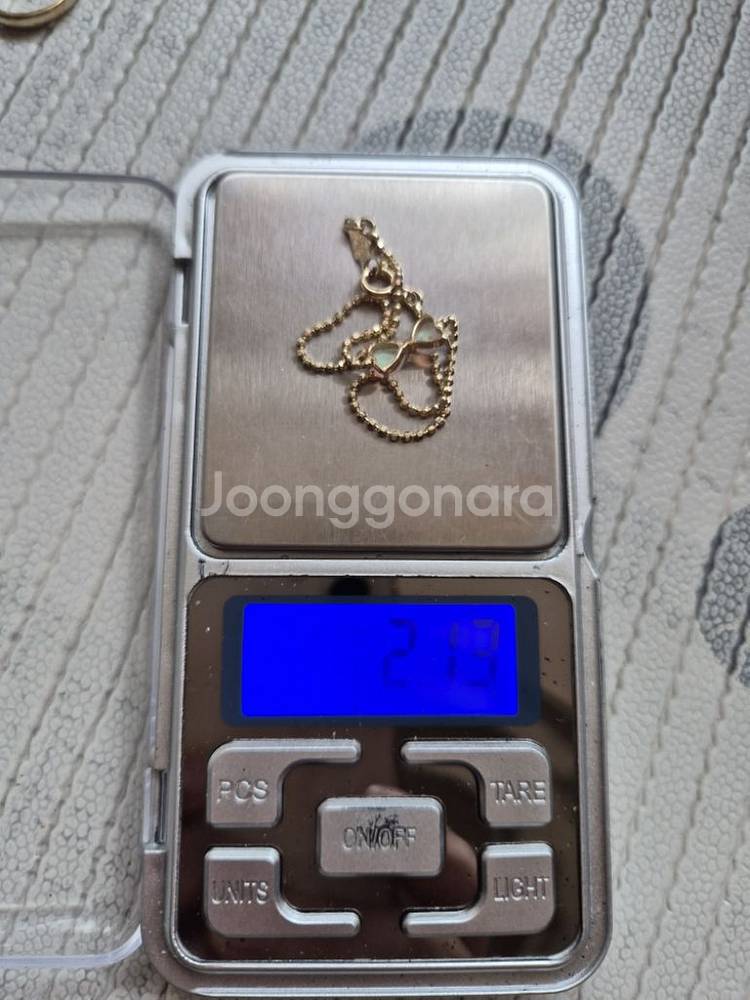 14k 옐로골드 천연 오팔 리본팔찌--7