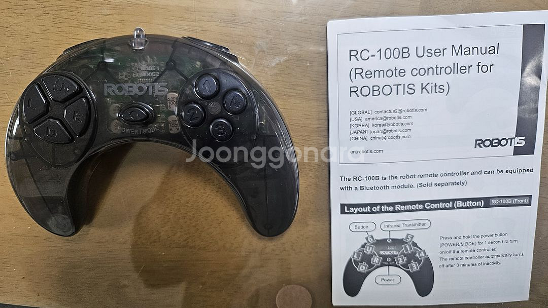 로보티즈 RC-100B 리모콘 팔아요--0