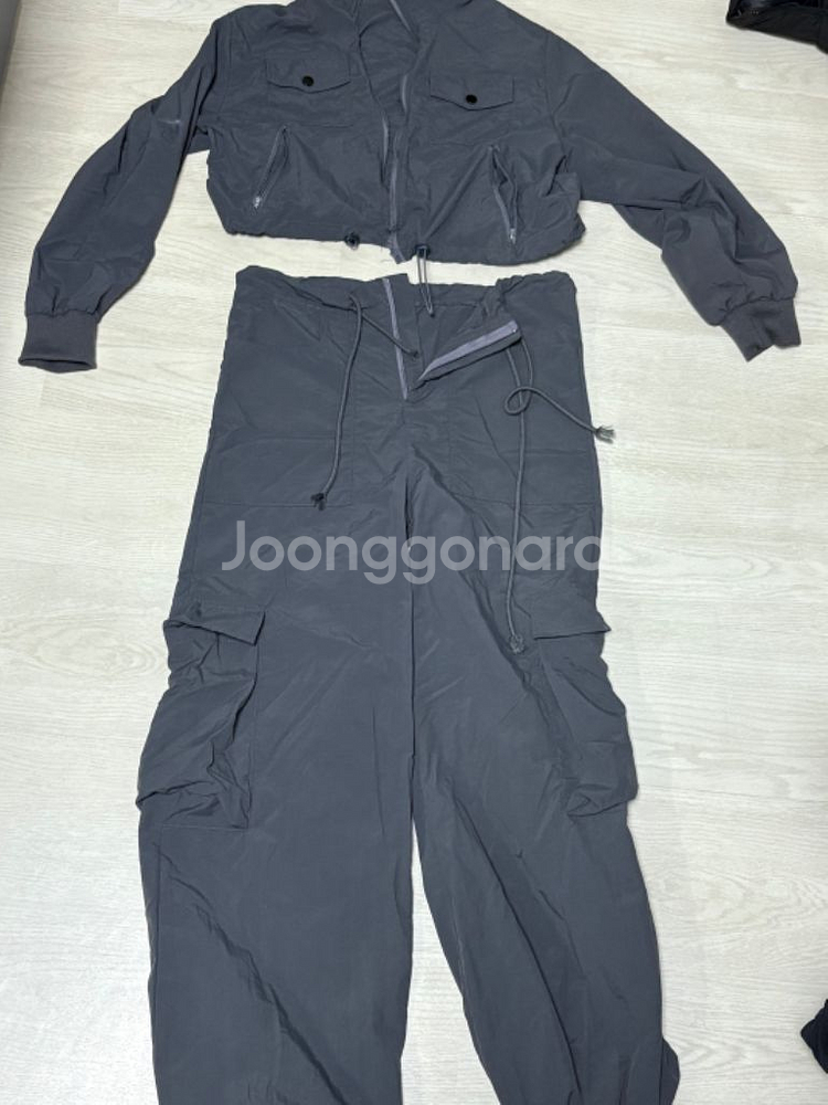 카키 카고팬츠 세투--1