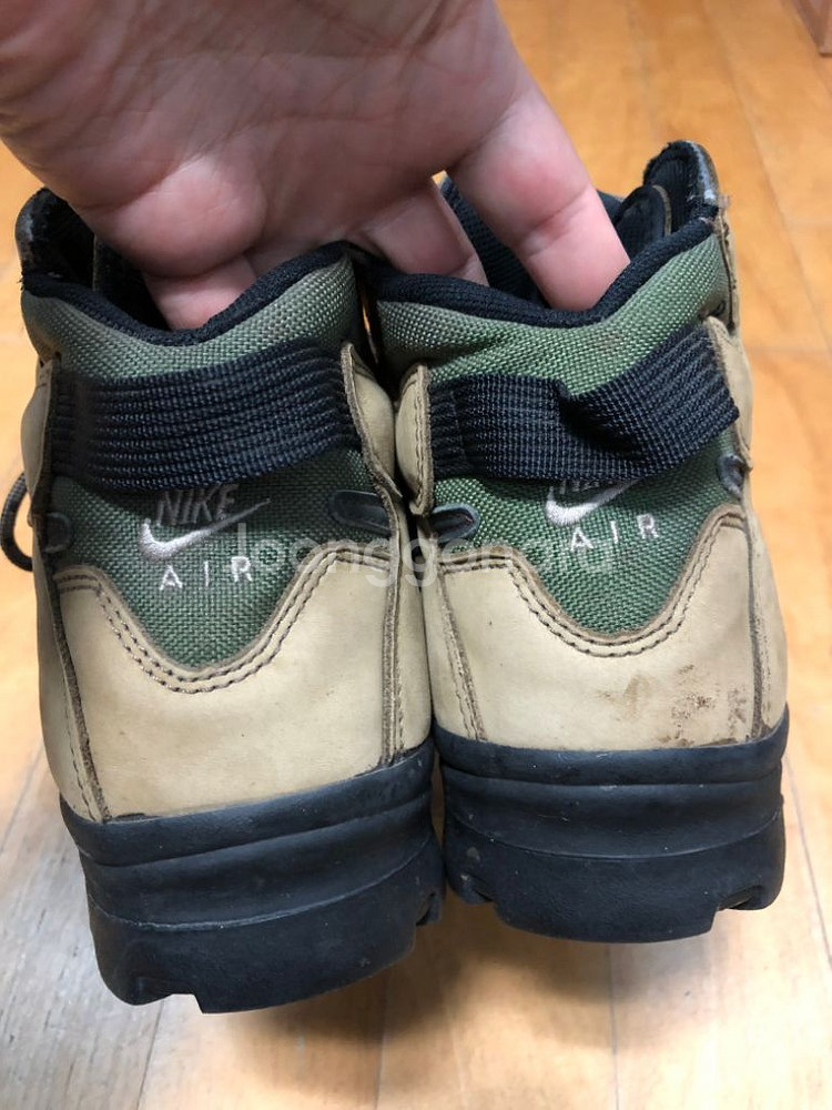 나이키 acg 하이킹 슈즈 부츠 탄 그린 275--7