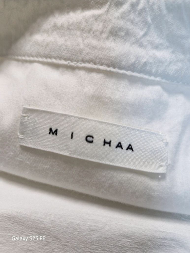 미샤/55/상태최상/마레이온스판/화이트/트렌치원피스 이미지