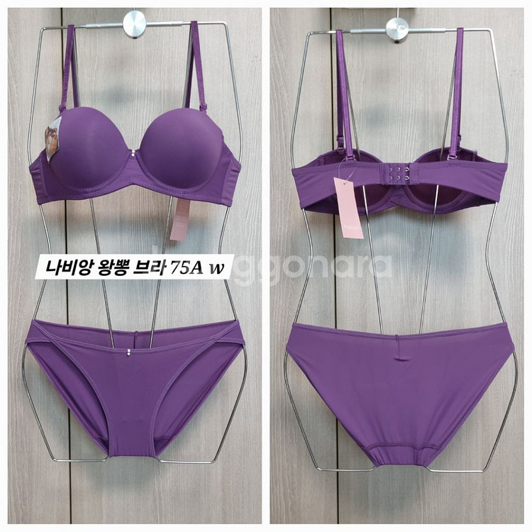 여성 속옷 브라 팬티 75에이 90 세트당--2