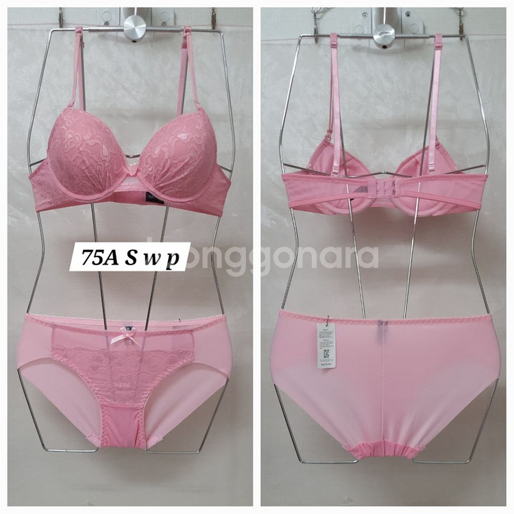 여성 속옷 브라 팬티 75에이 90 세트당--1