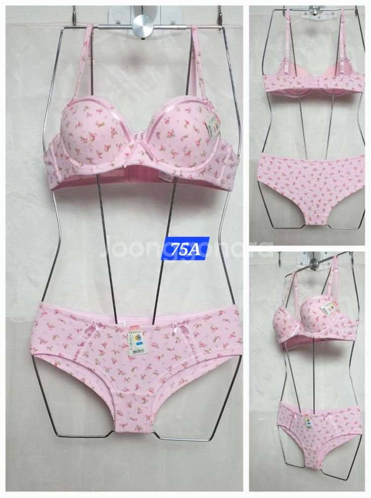 여성 속옷 브라 팬티 75에이 90 세트당--0
