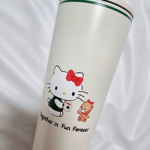 스타벅스 SS 헬로키티 콜드컵 473ml
