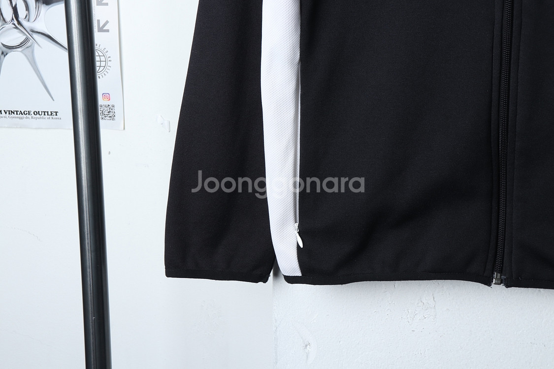 (XL) 아디다스 집업 바람막이 점퍼자켓 범고래 블랙--3
