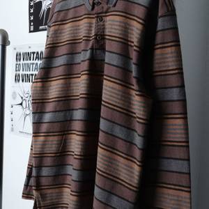 (L-XL) 브랜드빈티지 카라 긴팔티셔츠 엘엘빈