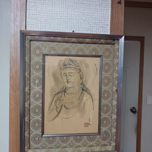 부처님 진품그림 액자 낙관 참고