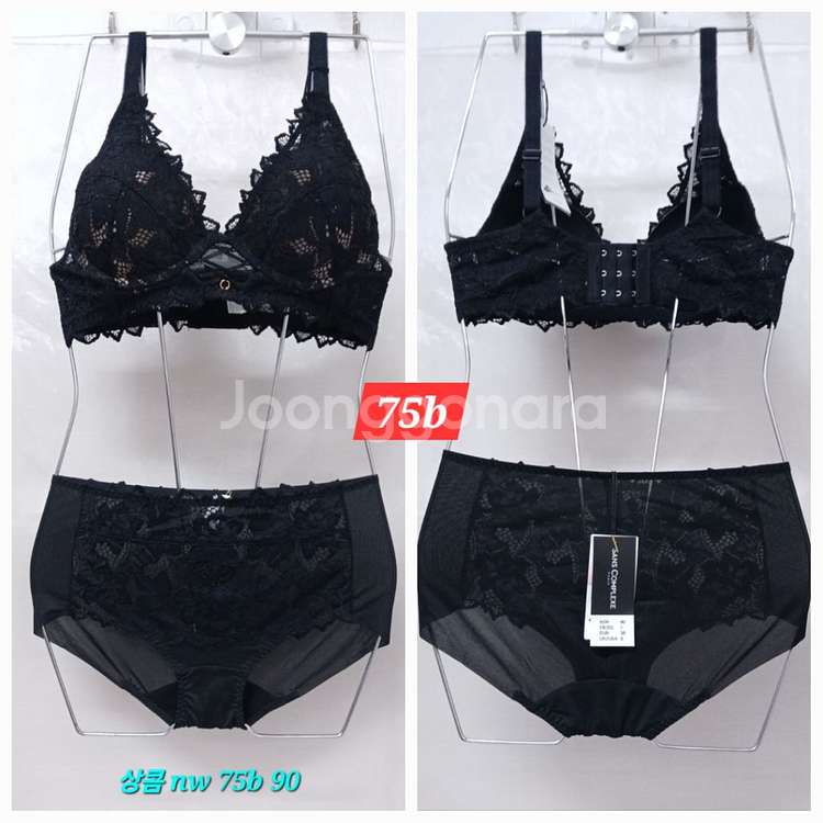 여자 속옷 브라 팬티 75비 90 세트당 가격--1