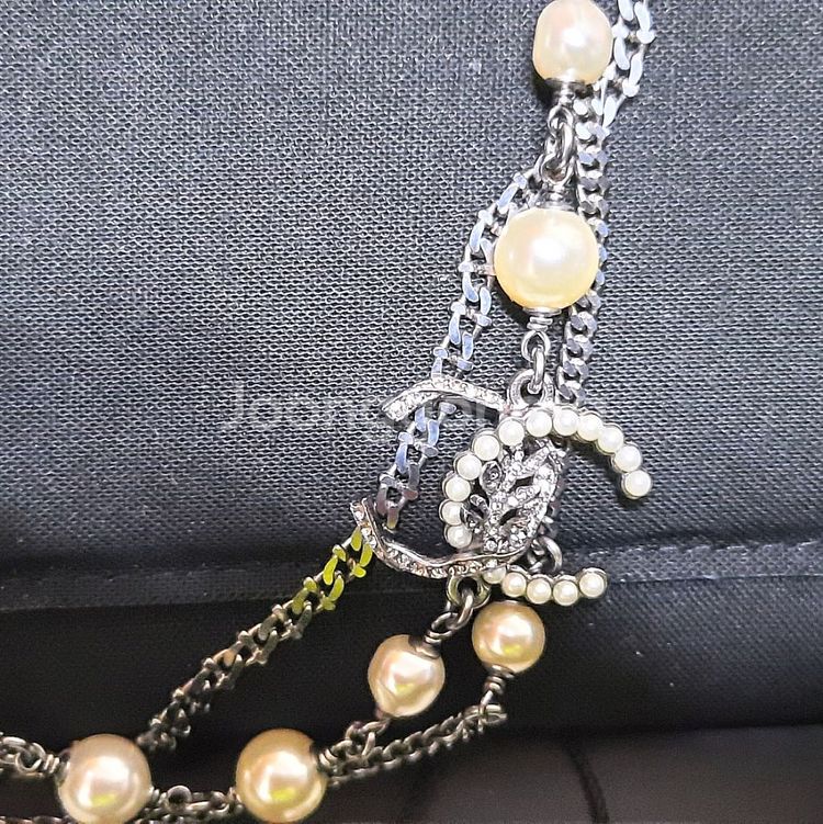 샤넬목걸이 Pearl Necklace 18k 정품--4