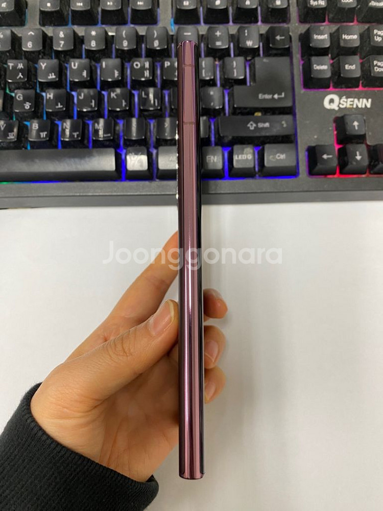 KT 갤럭시S22울트라 버건디 SS급 512G 메인폰--4