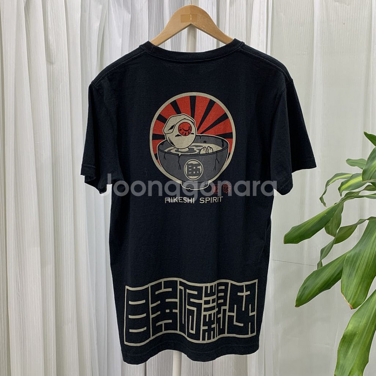 HiKESHi SPiRiT 일본 빈티지 프린트 박스티--2
