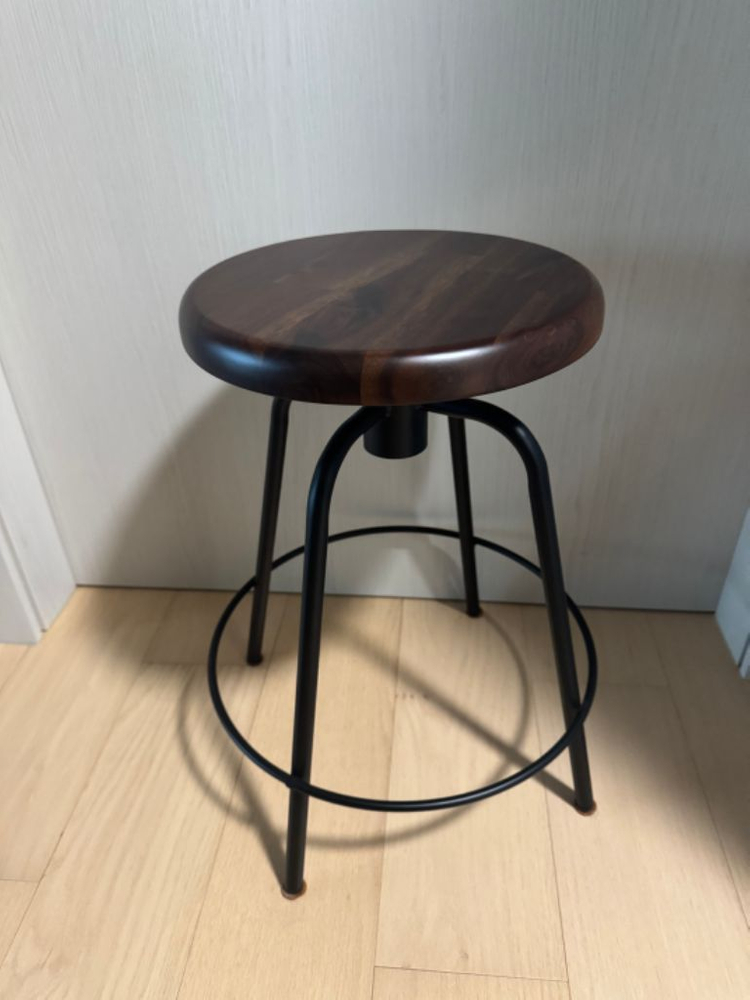 까사미아 그린랜드 원목 스툴 의자 인테리어소품 화분 받 이미지