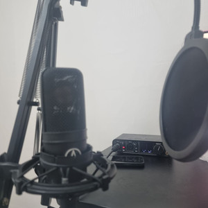 오디오인터페이스M2, 마이크AT4040 리플렉션 필터