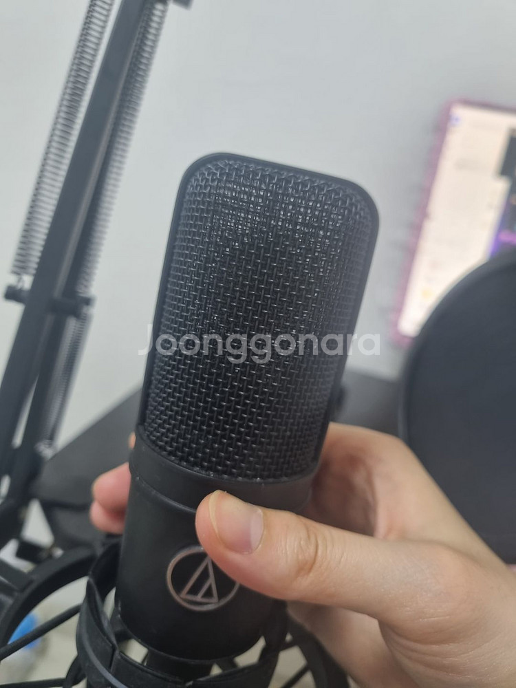 오디오인터페이스M2, 마이크AT4040 리플렉션 필터--1