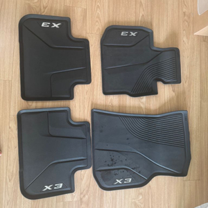 BMW X3 G01 고무 매트 앞,뒤 세트 일괄 판매