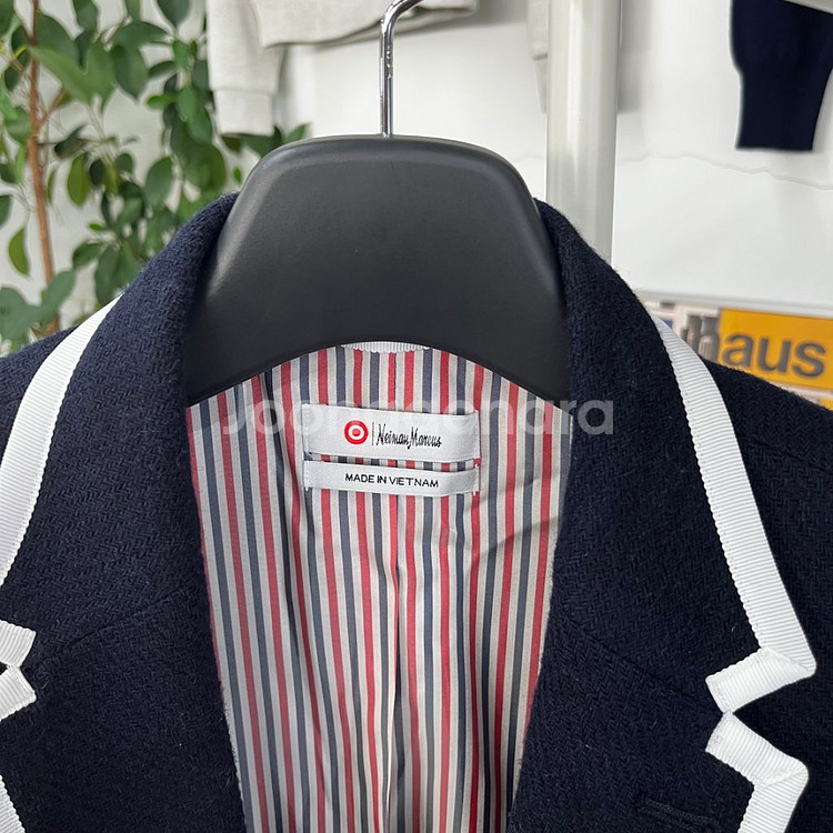 톰브라운x니만마커스 파이핑 울 블레이져 S--2