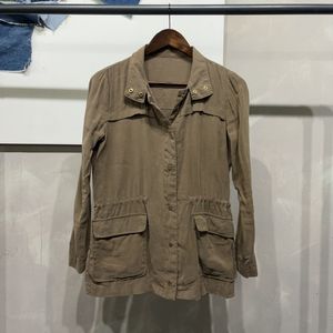 (80) 자라 ZARA 여성 비스코스 필드 야상 자켓