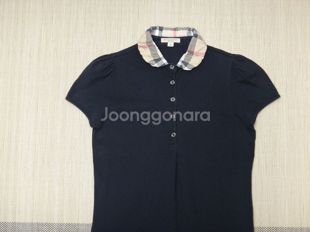(M) 버버리 브릿 여성용 카라 반팔 티셔츠--2