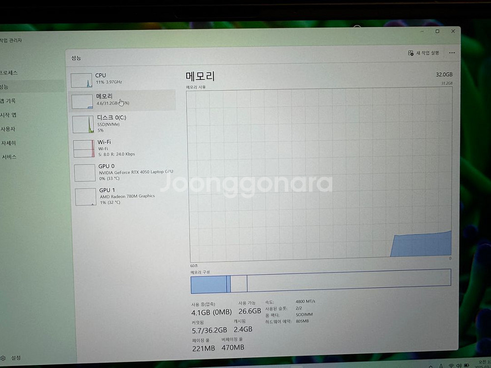 Asus 제피러스 G14 2023년형 GA402--4
