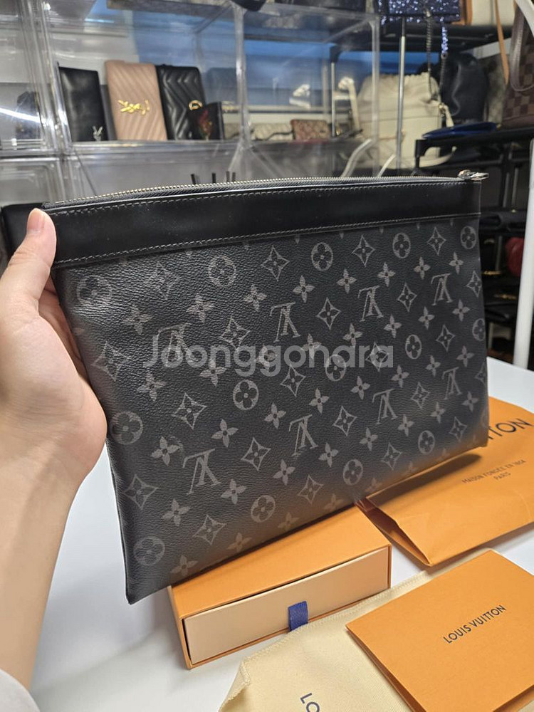 [정품]루이비통 이클립스 아폴로 클러치백--1