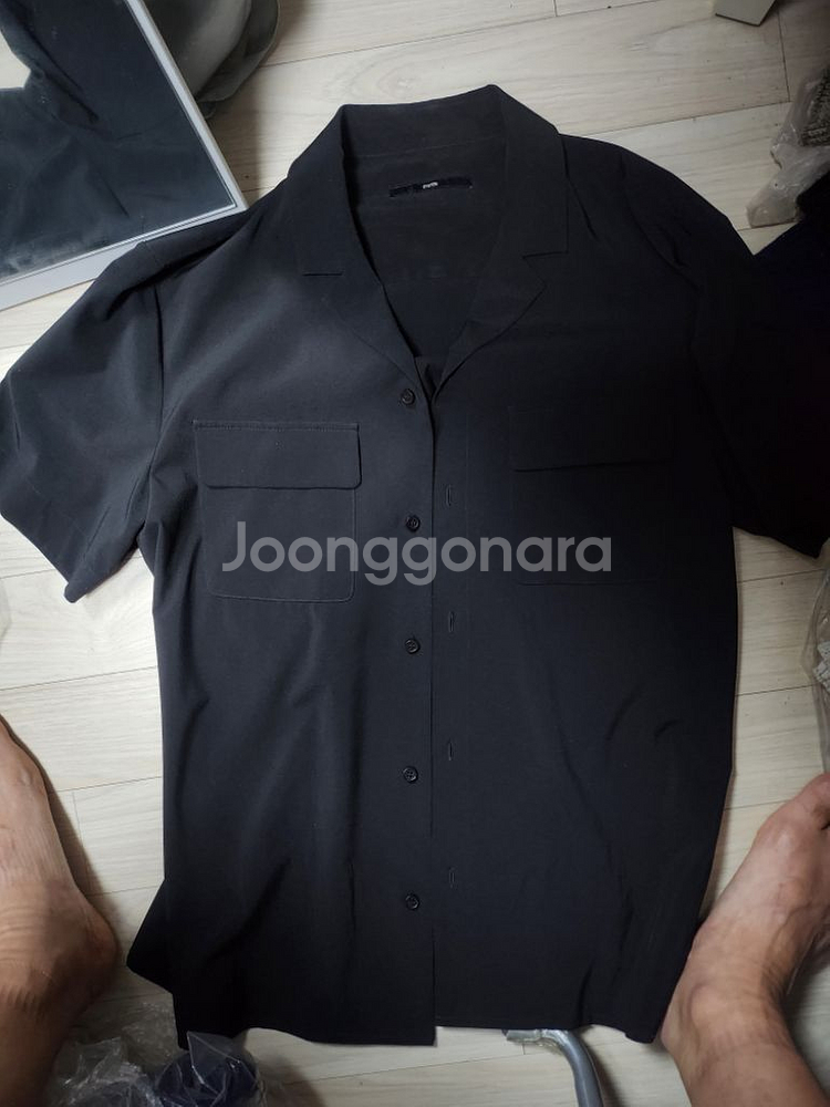 시스템옴므 정품 블랙 반팔 100사이즈--0