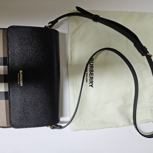 버버리 햄프셔 체크 크로스백