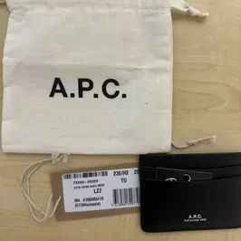 (새상품)A.P.C. Andre 로고 프린트 카드홀더